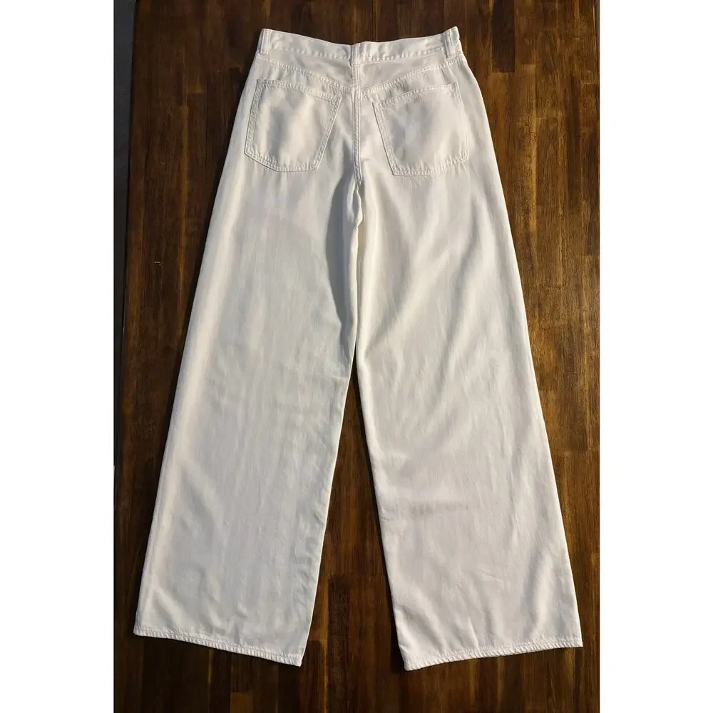 Madewell White Wide-Leg Jeans - Picture 6 of 16